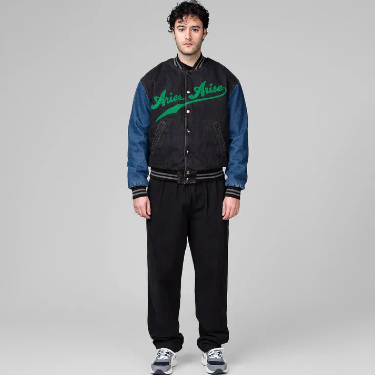 Jacken*Aries Varsity Denim Jacket Multi