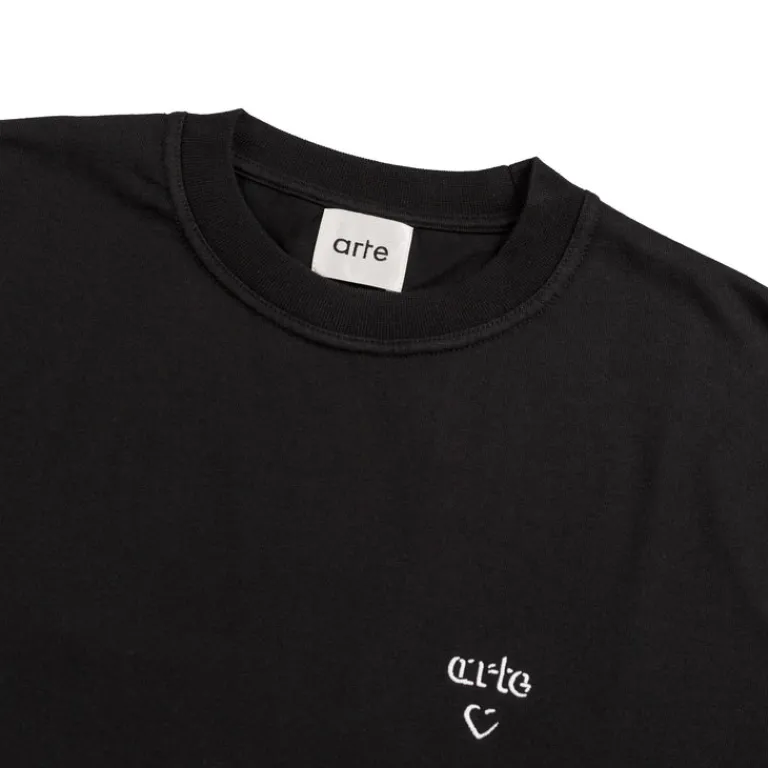 T-Shirts*Arte Antwerp Arte Heart T-Shirt Black