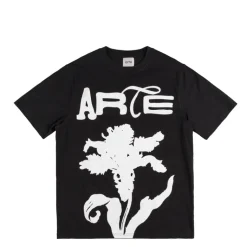 T-Shirts*Arte Antwerp Big Flower T-Shirt Black