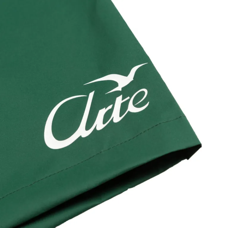 Shorts*Arte Antwerp Birds Logo Shorts Green
