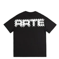 T-Shirts*Arte Antwerp Pixel Back T-Shirt Black