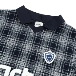 T-Shirts*Arte Antwerp Square Collar T-Shirt Plaid