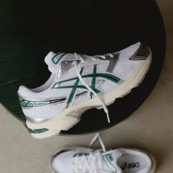 Weiße Sneaker|Retro Runner*Asics GEL-1130 White / Rainy Lake