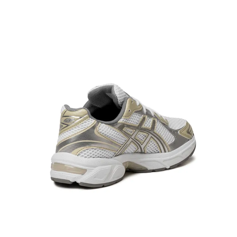 Weiße Sneaker|Retro Runner*Asics GEL-1130 White / Dried Leaf Green