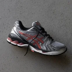 Vegane Sneaker|Retro Runner*Asics GEL-Kayano 14 White / Papaya