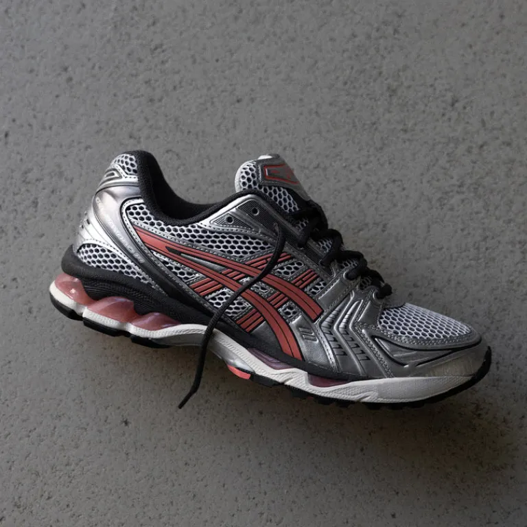 Vegane Sneaker|Retro Runner*Asics GEL-Kayano 14 White / Papaya