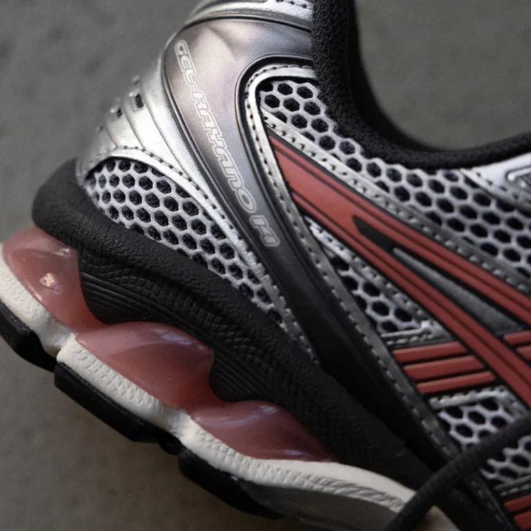 Vegane Sneaker|Retro Runner*Asics GEL-Kayano 14 White / Papaya