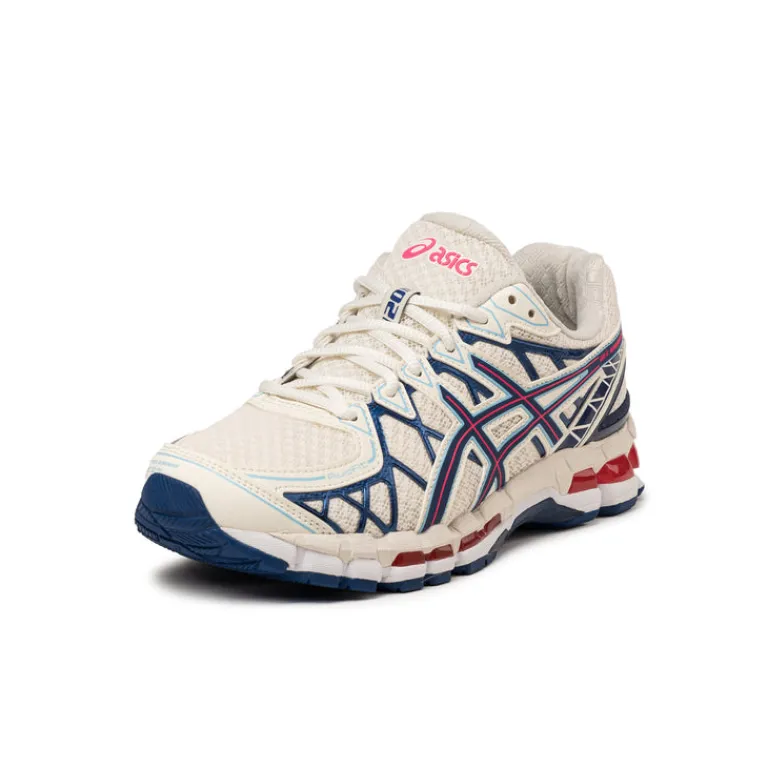 Vegane Sneaker|Retro Runner*Asics GEL-Kayano 20 Cream / Deep Marine