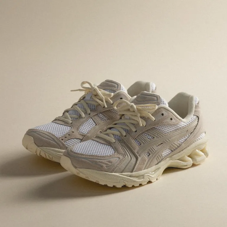 Leder Sneaker|Retro Runner*Asics GEL-Kayano 14 White / Smoke Grey