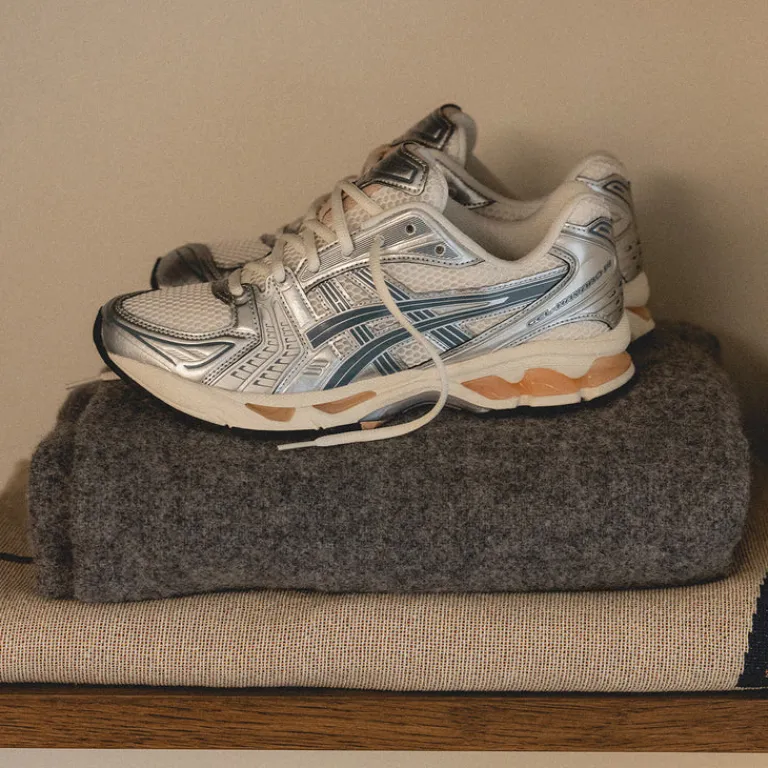 Vegane Sneaker|Retro Runner*Asics GEL-Kayano 14 Cream / Ironclad