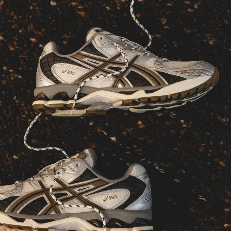 Vegane Sneaker|Retro Runner*Asics GEL-Nimbus 10.1 Cream / Pure Silver