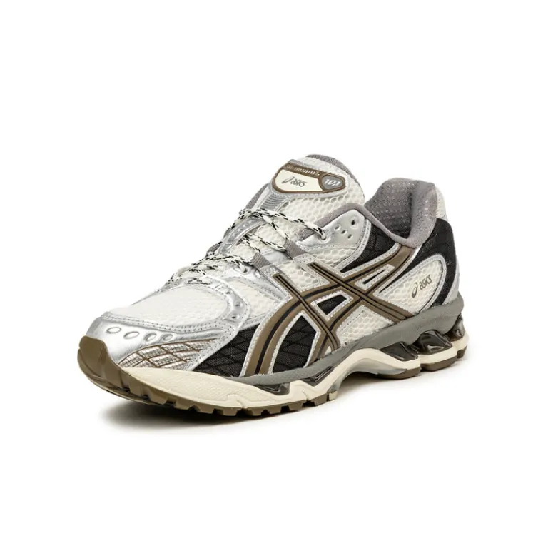 Vegane Sneaker|Retro Runner*Asics GEL-Nimbus 10.1 Cream / Pure Silver