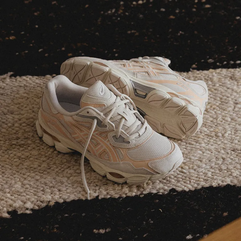 Leder Sneaker|Retro Runner*Asics GEL-NYC Oatmeal / Bisque