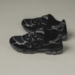 Leder Sneaker*Asics GEL-NYC Graphite Grey / Black