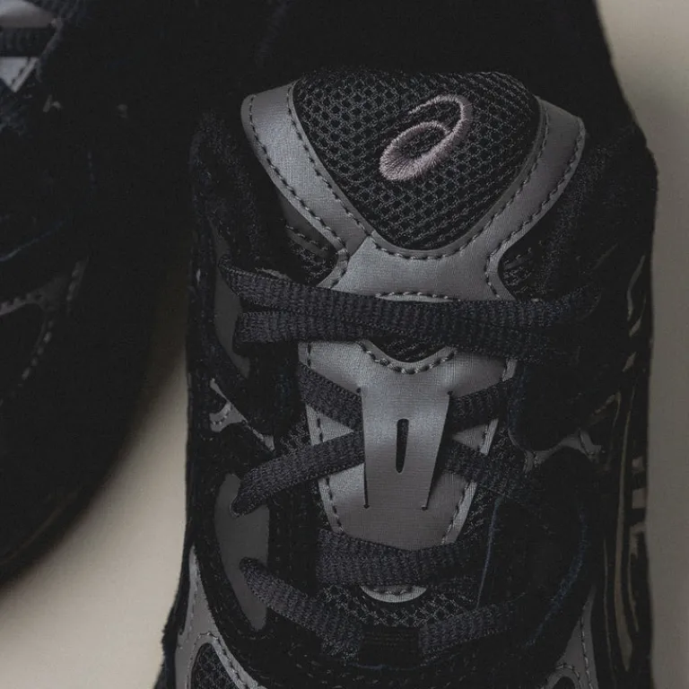 Leder Sneaker*Asics GEL-NYC Graphite Grey / Black