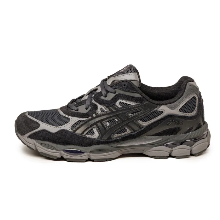Leder Sneaker*Asics GEL-NYC Graphite Grey / Black