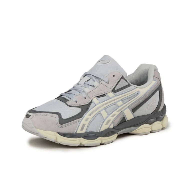Leder Sneaker|Retro Runner*Asics GEL-NYC 2055 Glacier Grey / Cream