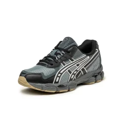 Leder Sneaker|Retro Runner*Asics GEL-NYC 2055 Clay Grey / Black
