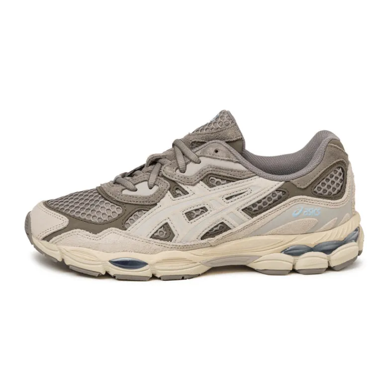 Leder Sneaker|Retro Runner*Asics GEL-NYC 2055 Steeple Grey / Cream