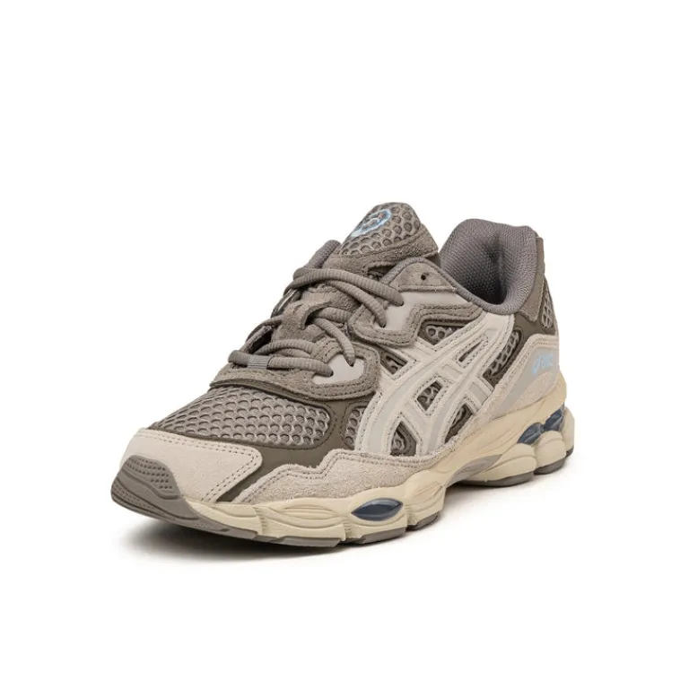 Leder Sneaker|Retro Runner*Asics GEL-NYC 2055 Steeple Grey / Cream