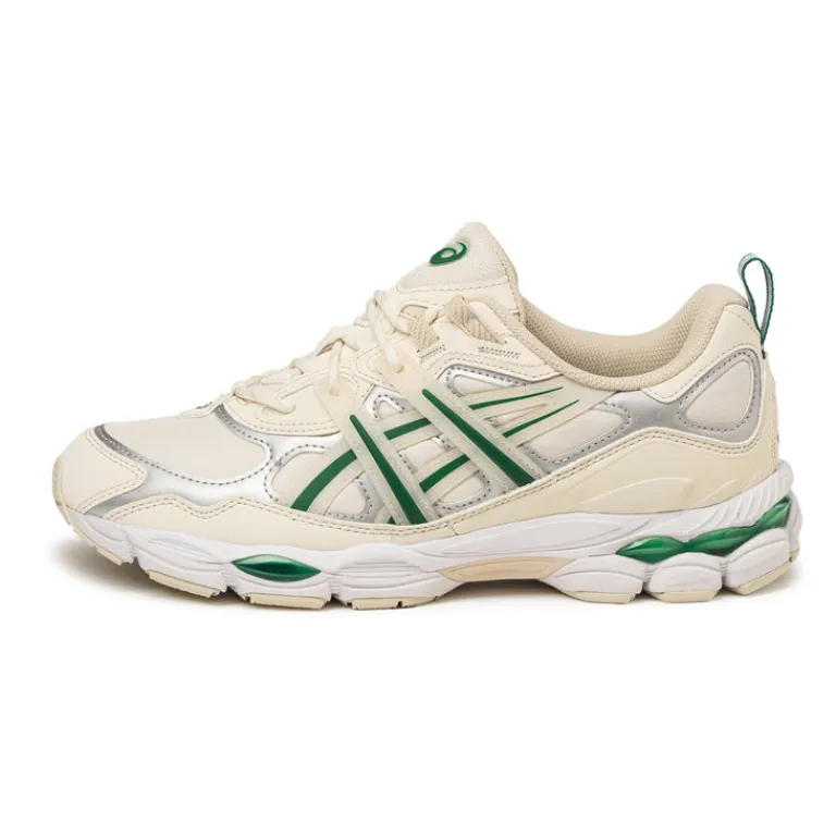 Leder Sneaker|Retro Runner*Asics GEL-NYC *Utility* Cream / Kale