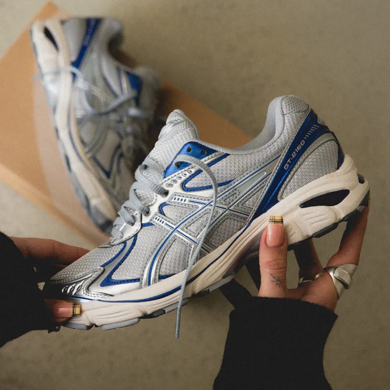 Vegane Sneaker|Retro Runner*Asics GT-2160 Piedmont Grey / Deep Marine