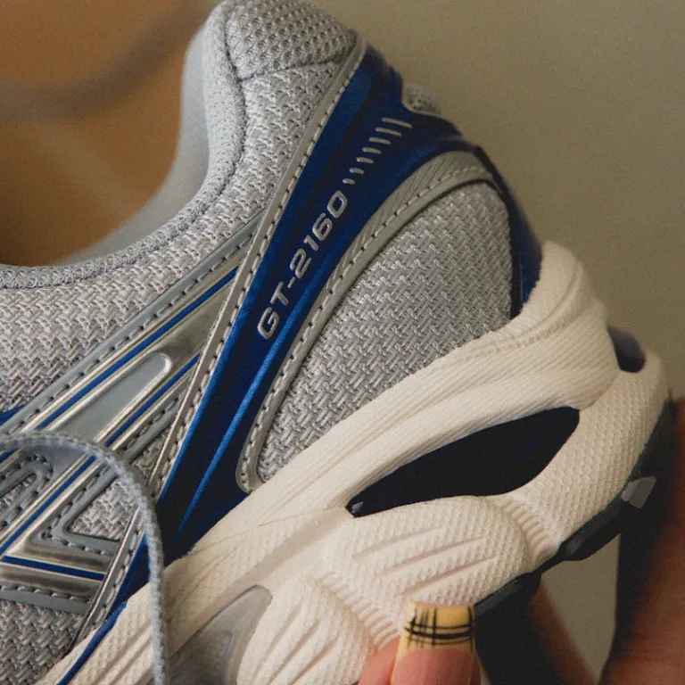 Vegane Sneaker|Retro Runner*Asics GT-2160 Piedmont Grey / Deep Marine