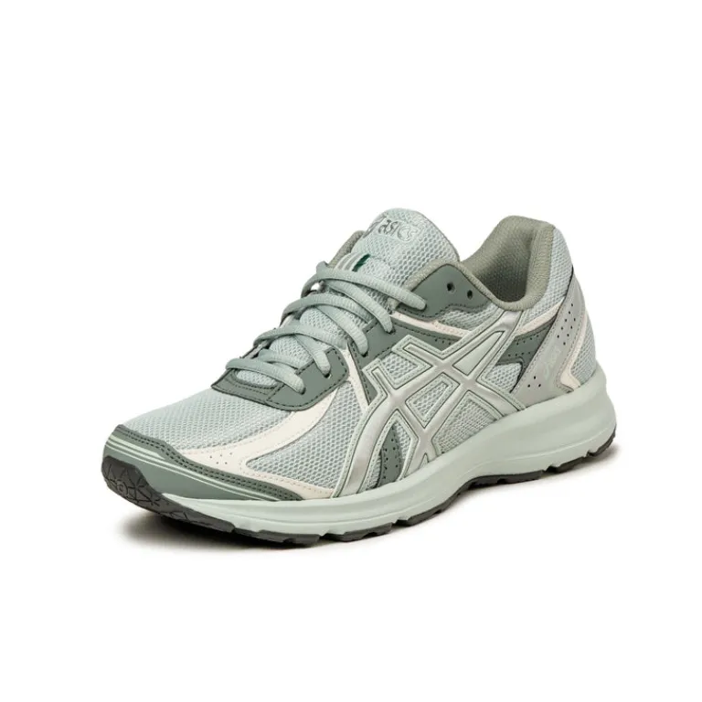 Vegane Sneaker|Retro Runner*Asics JOG 100S Lichen Rock / Pure Silver