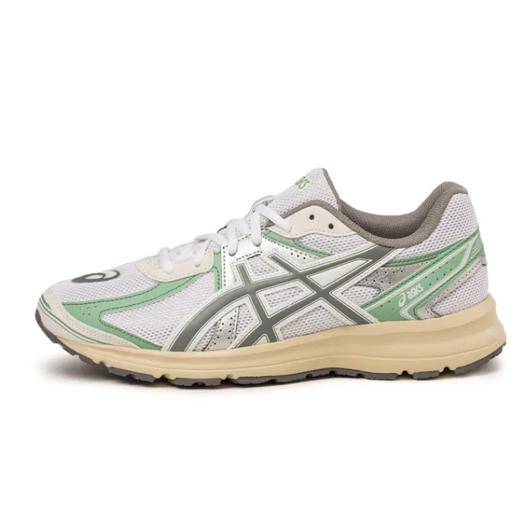 Vegane Sneaker|Weiße Sneaker*Asics JOG 100S White / Clay Grey