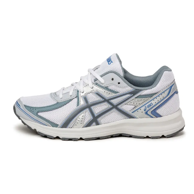 Vegane Sneaker|Weiße Sneaker*Asics JOG 100S White / Greige