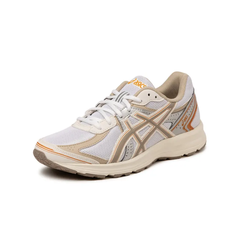 Vegane Sneaker|Weiße Sneaker*Asics JOG 100S White / Greige