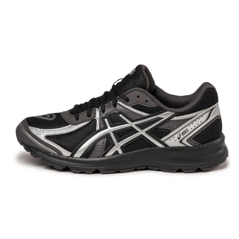 Vegane Sneaker|Retro Runner*Asics JOG 100S Black / Pure Silver