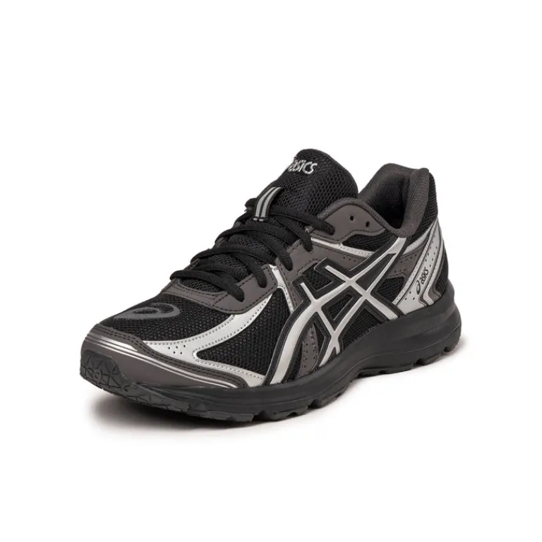 Vegane Sneaker|Retro Runner*Asics JOG 100S Black / Pure Silver