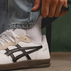 Leder Sneaker|Weiße Sneaker*Asics Skyhand OG White / Black