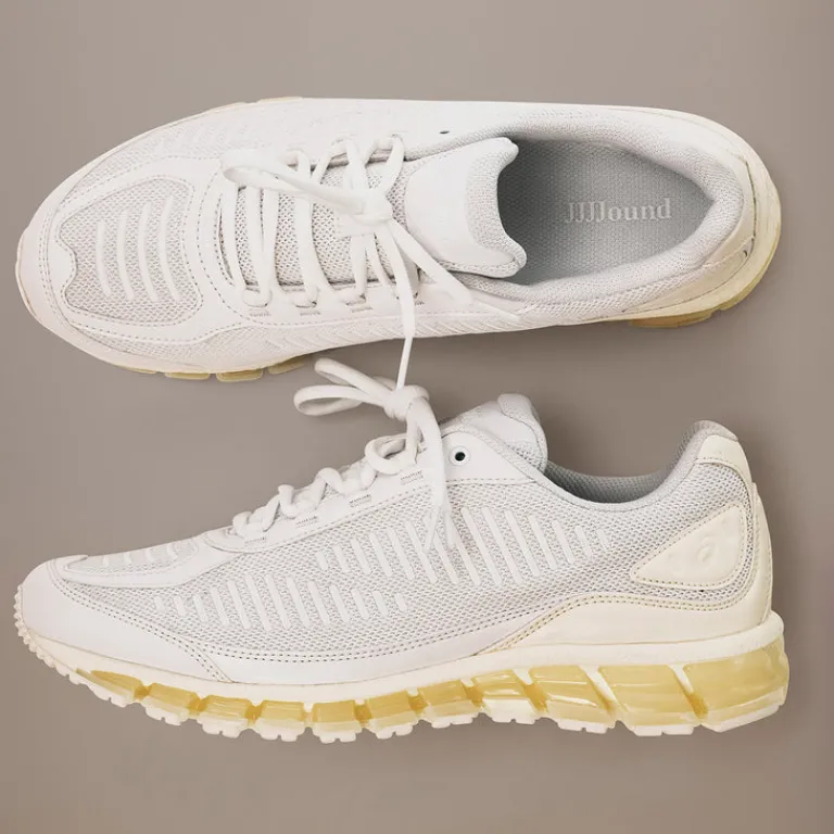 Vegane Sneaker|Weiße Sneaker*Asics x JJJJound GEL-Quantum™ 360 1 AMP White / Marshmallow