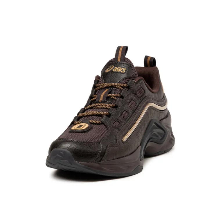 Leder Sneaker|Outdoor Sneaker*Asics x Otto 958 Protoblast-CMLVIII Dark Brown / Pure Gold