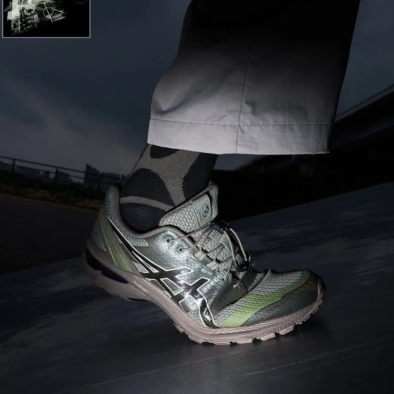 Leder Sneaker|Outdoor Sneaker*Asics x SanSan Gear GEL-Terrain Bronze Green / Tarmac