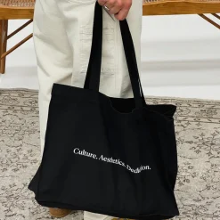 Taschen*Asphaltgold Canvas Tote Bag Black