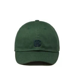 Caps & Bucket Hats*Asphaltgold College Cotton Twill Cap Green