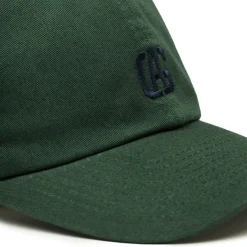 Caps & Bucket Hats*Asphaltgold College Cotton Twill Cap Green