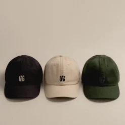Caps & Bucket Hats*Asphaltgold College Cotton Twill Cap Green