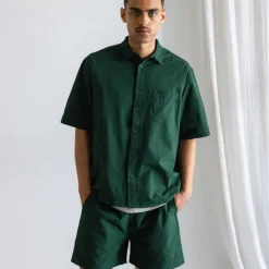 Hemden*Asphaltgold Essential Shirt Dark Green