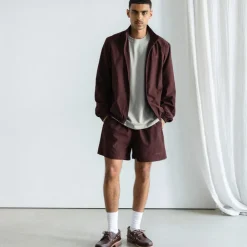 Jacken*Asphaltgold Essential Track Jacket Dark Bordeaux