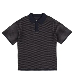 Hemden*Asphaltgold Knitted Shirt Blue/ Grey