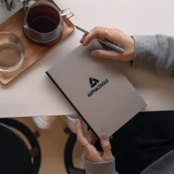 Bücher & Magazine*Asphaltgold Notebook Grey / Black
