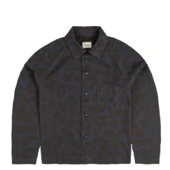 Jacken*Asphaltgold Overshirt Animal Print Blue / Phantom