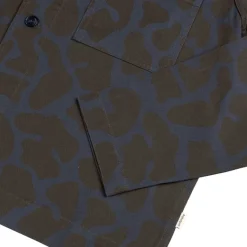 Jacken*Asphaltgold Overshirt Animal Print Blue / Phantom