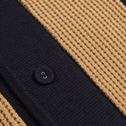 Knitwear*Asphaltgold Third Place Knit Cardigan Burgundy / Navy / Almond