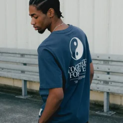 T-Shirts*Asphaltgold Together Forever - T-Shirt Navy / Off-White