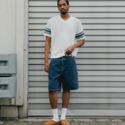 Shorts*Asphaltgold Together Forever - Denim Shorts Blue